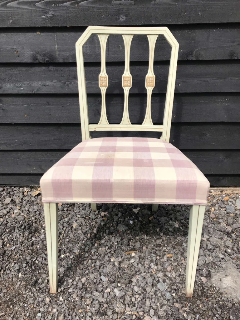 12 x Painted Dining Room Chairs