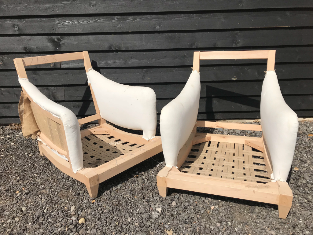 Pair of Howard-Style Chair Frames